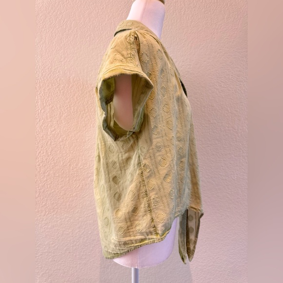 Anthropologie – Pilcro “The Cammie” Surf Blouse – Green – Size Small - Picture 10 of 16
